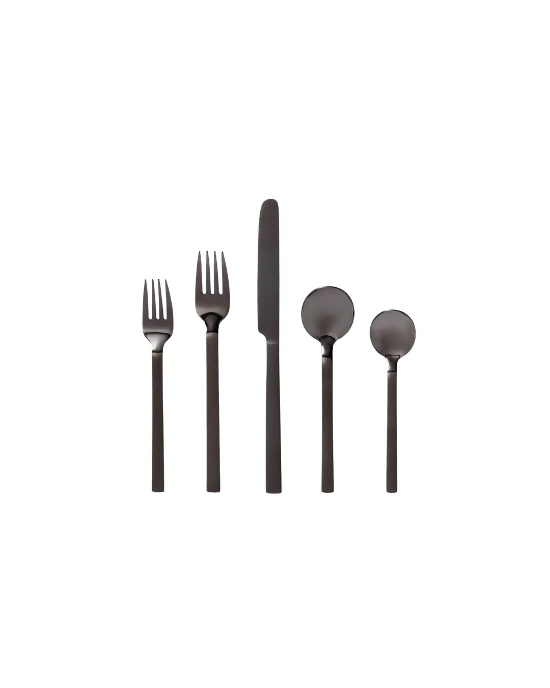 20pc Squared Straight Flatware Set