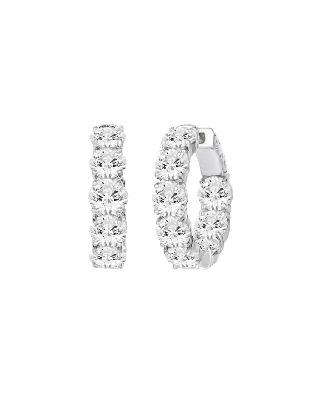 5 Carat Everyday Hoops