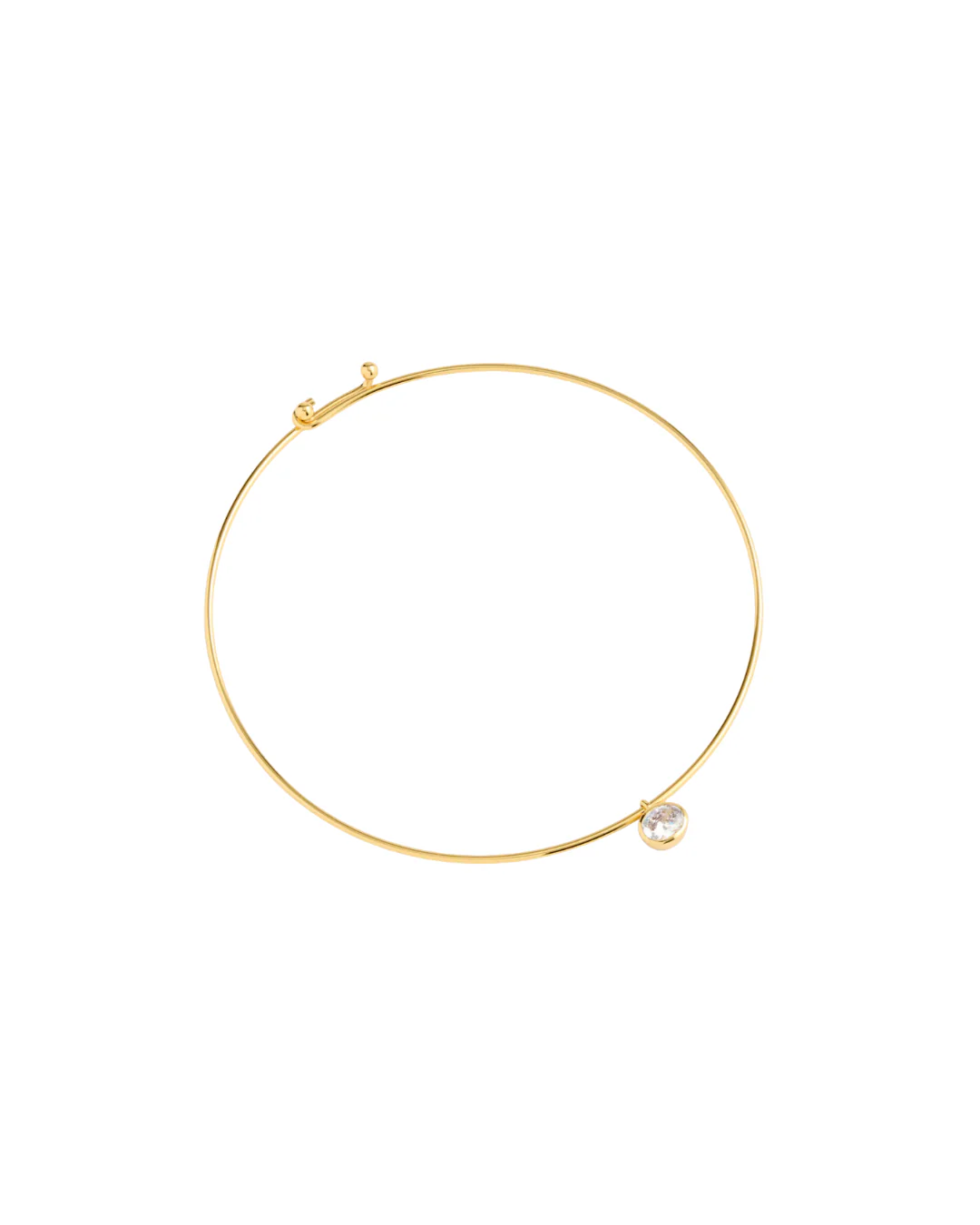 Crystal Wire Choker Necklace