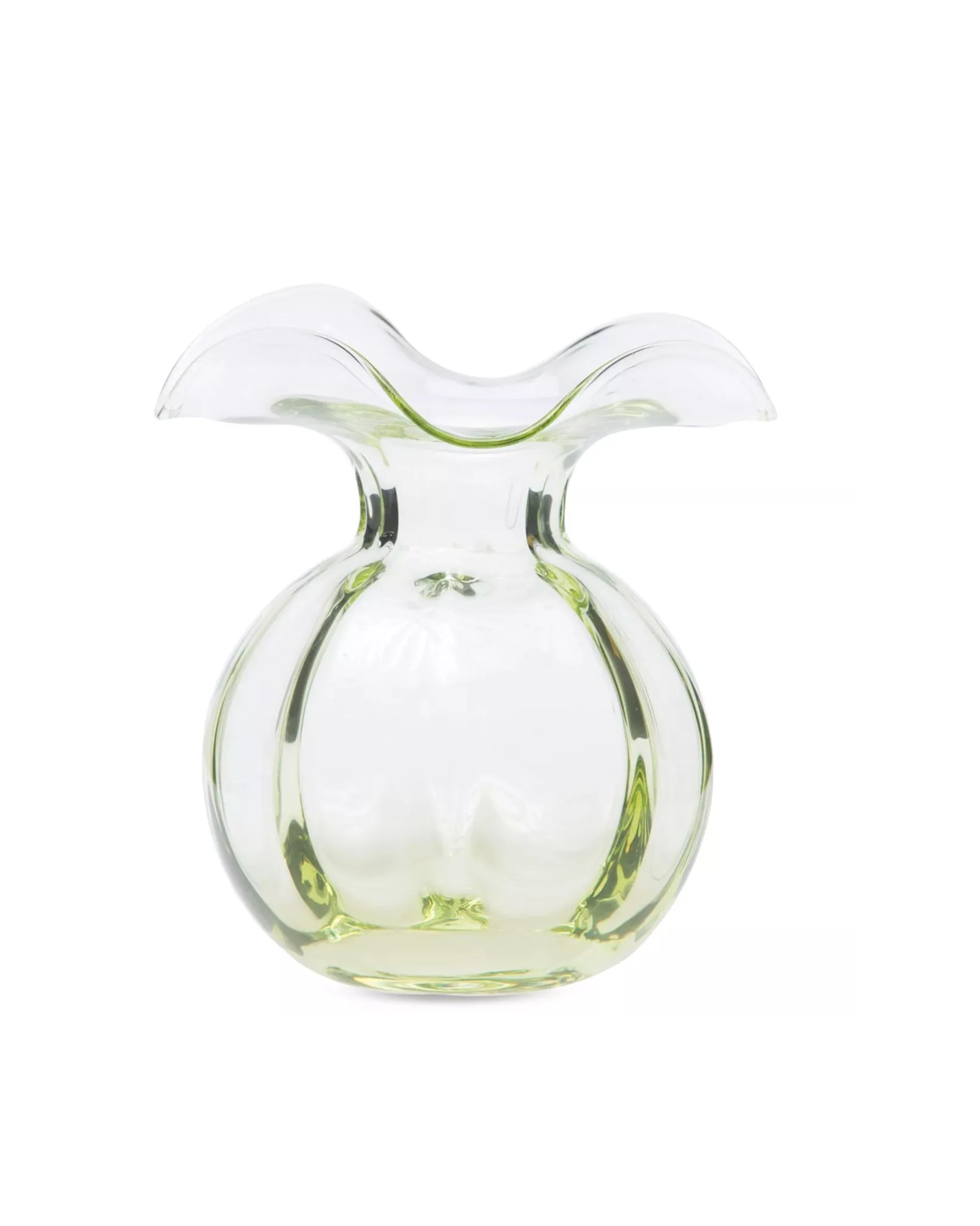 Hibiscus Glass Medium Fluted Vase