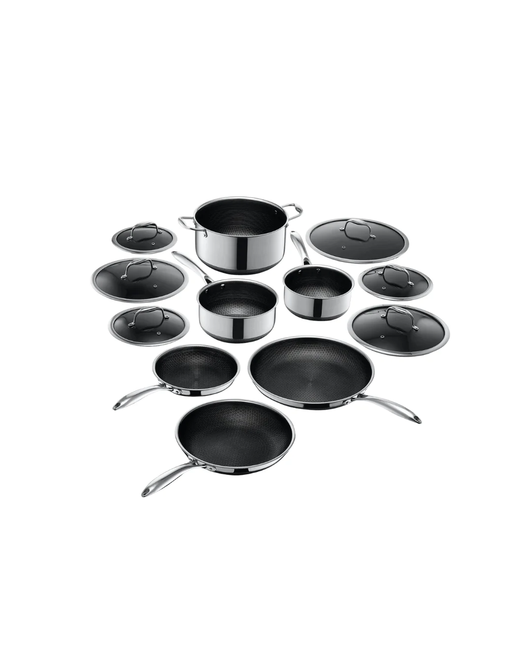 Hybrid Pots & Pans Set (12-Piece)
