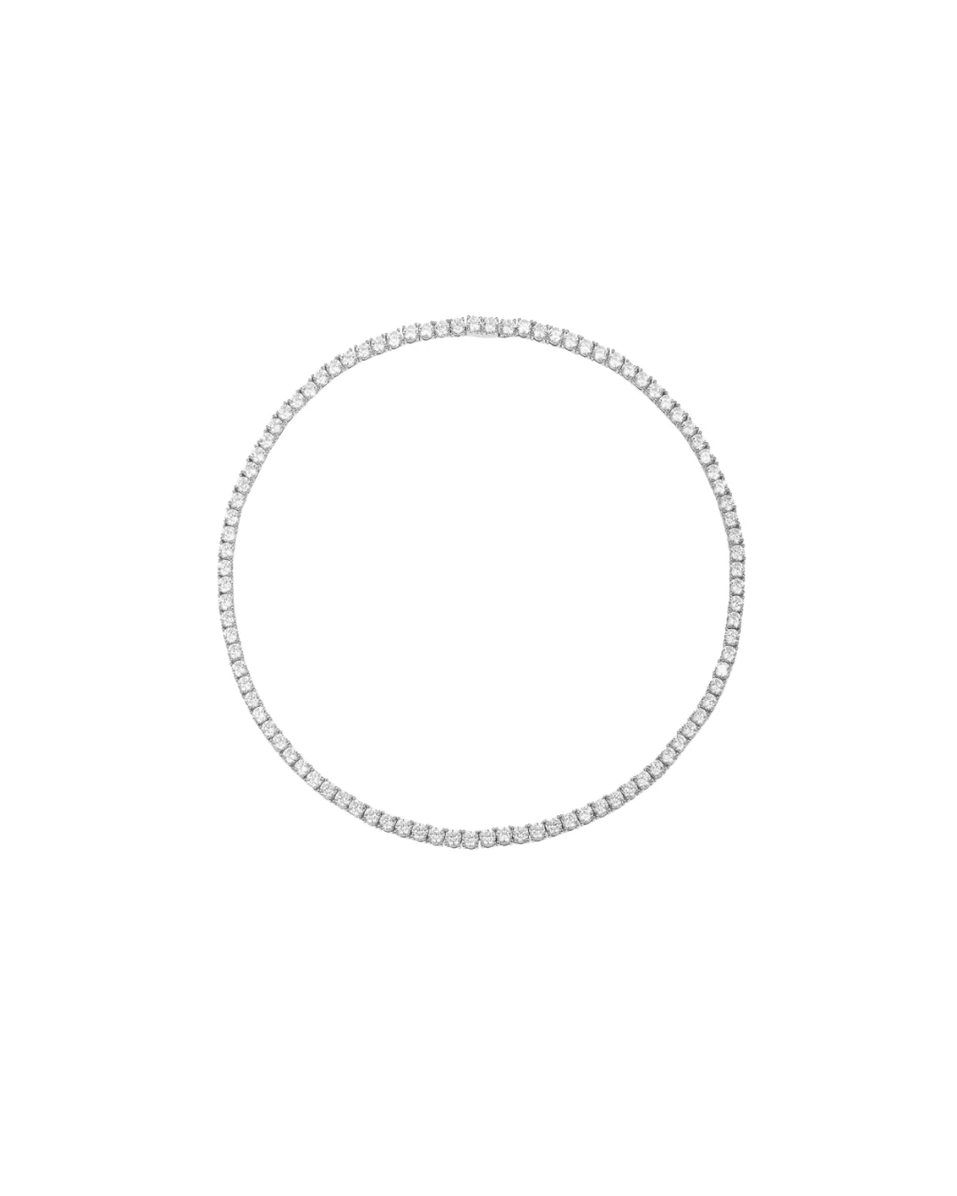 Just Like Diamond Choker In Platinum