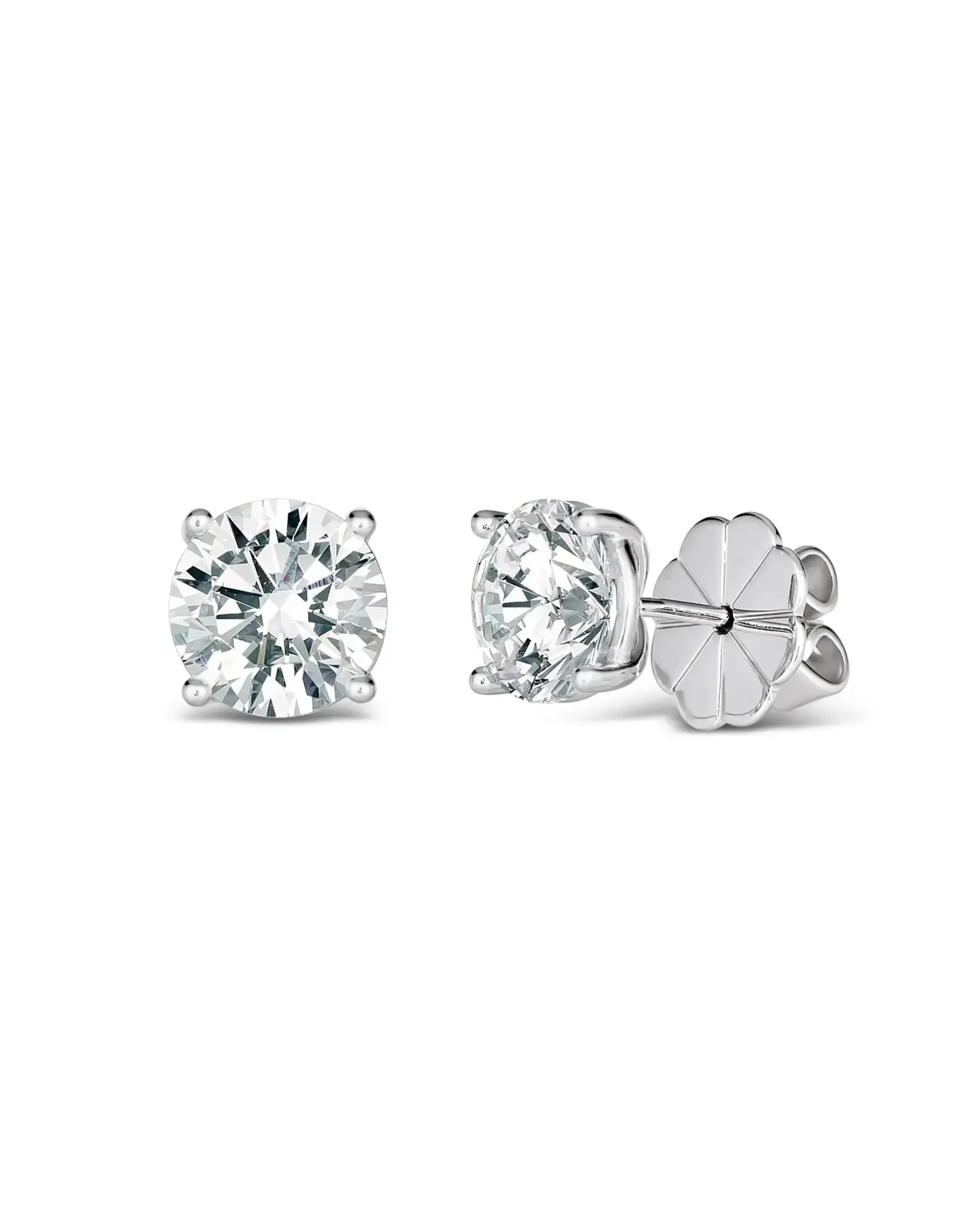 Just Like Diamonds 4 Carat Studs