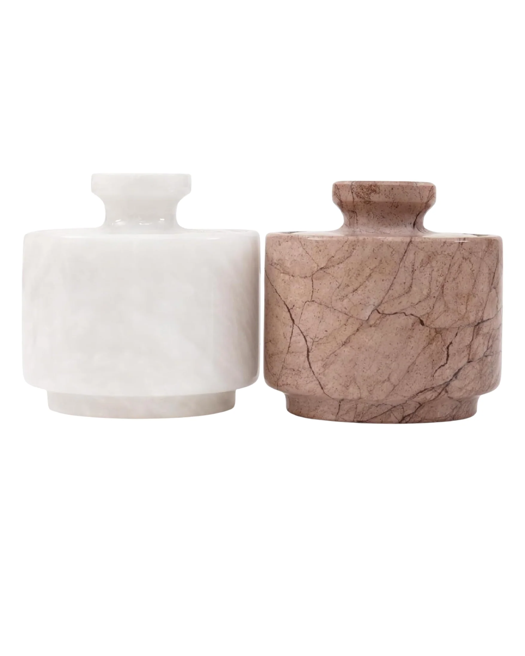Marble Salt Cellar With Lid