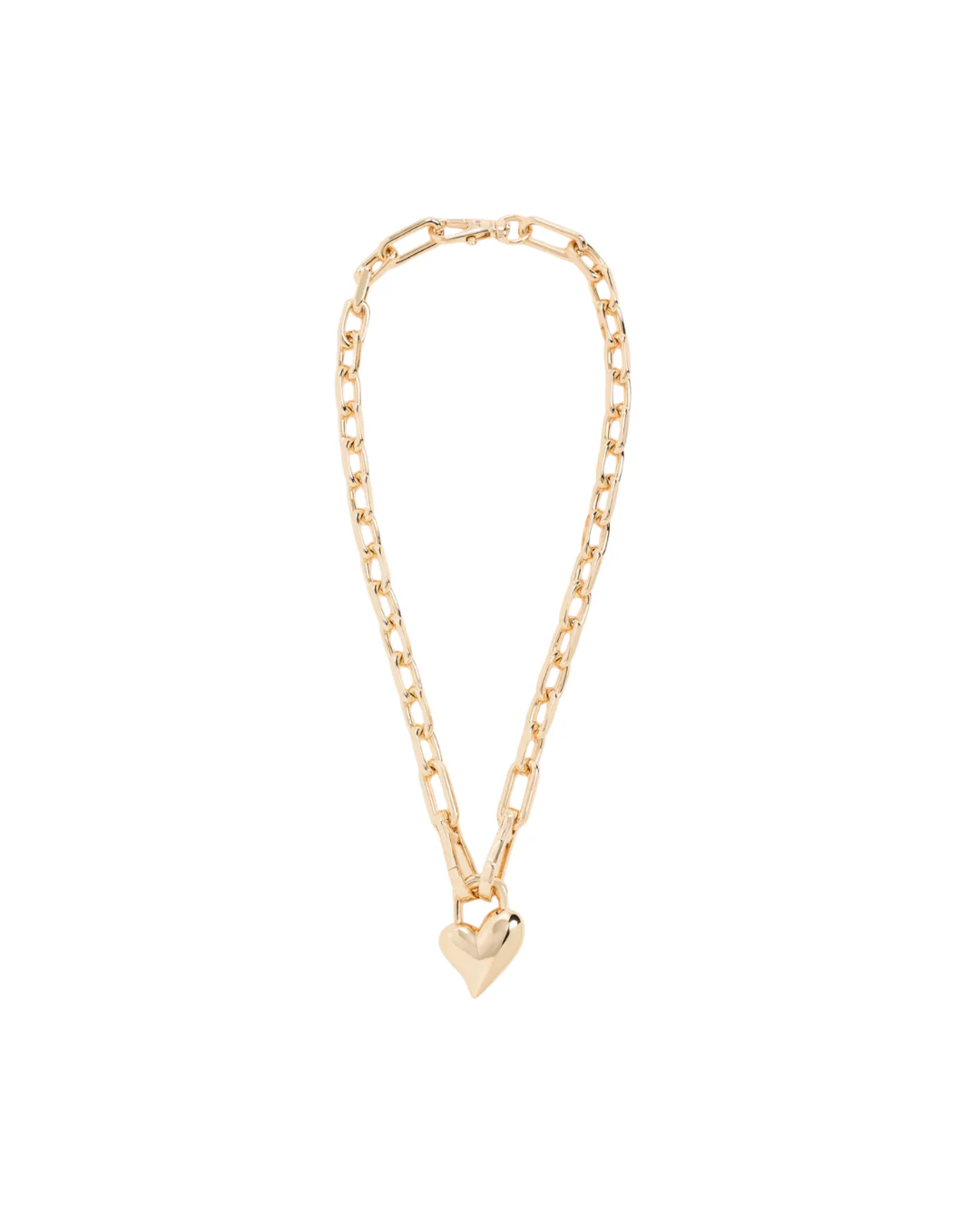 Padlock Heart Pendant Necklace