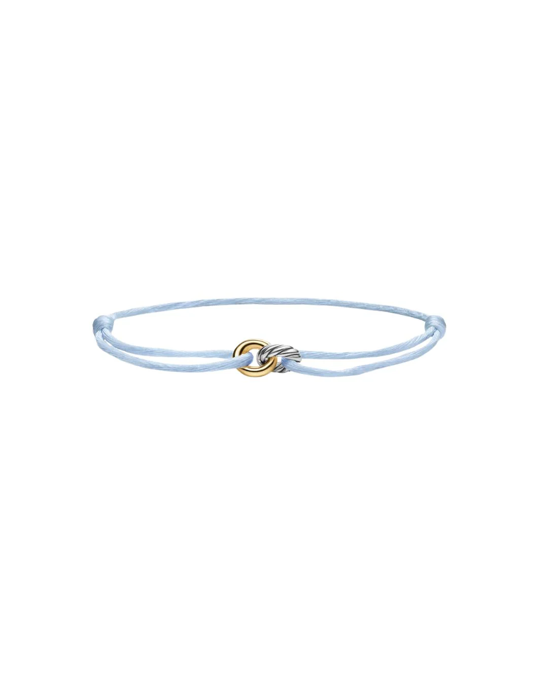Sculpted Cable Linked Cord Bracelet