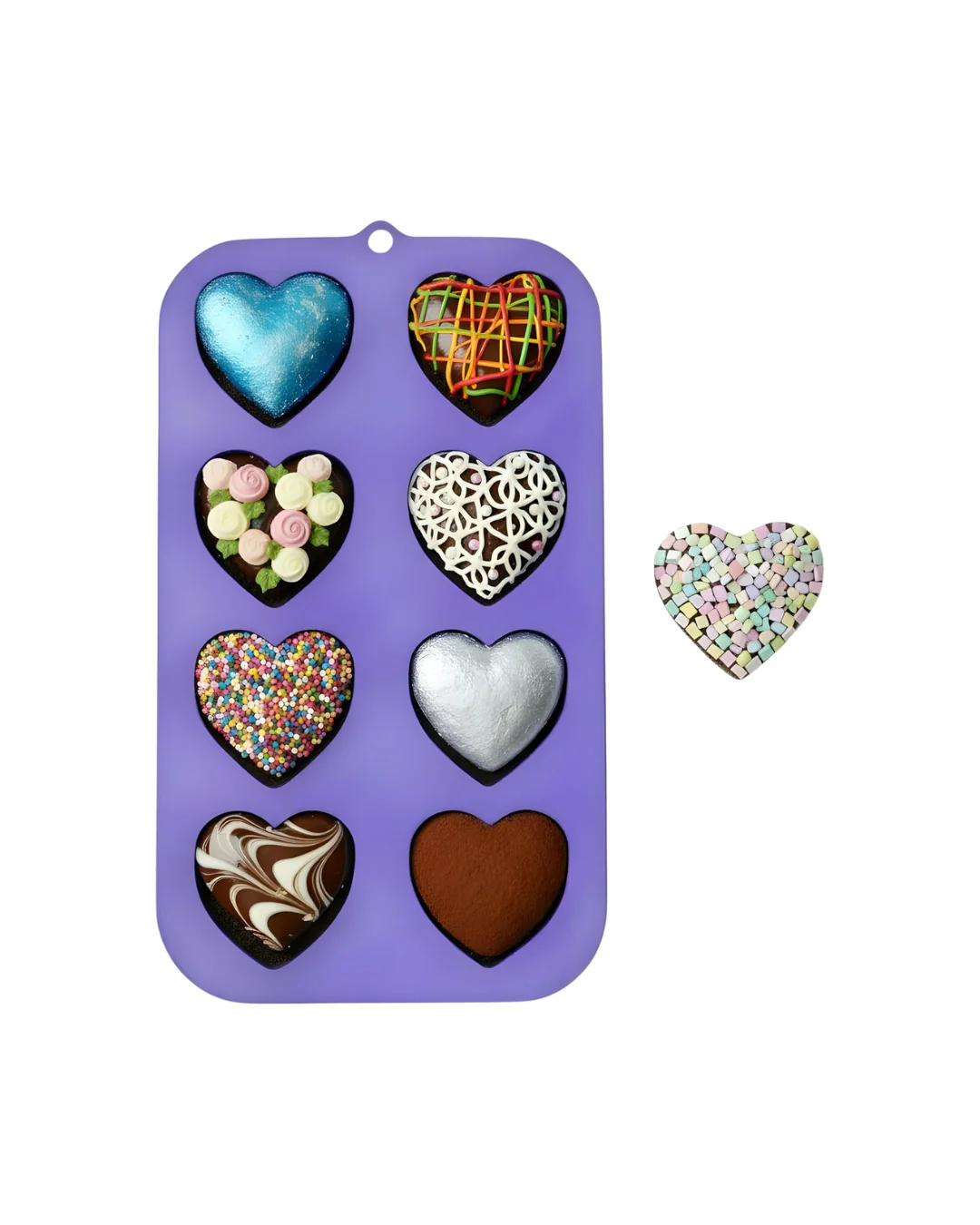 Silicone Heart Mold For Baking