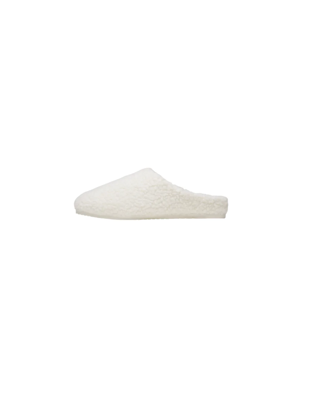 Slipper – Natural White Fluff