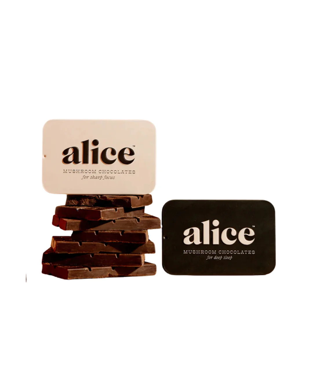 The Duo Brainstorm And Nightcap Functional Mushroom Chocolates