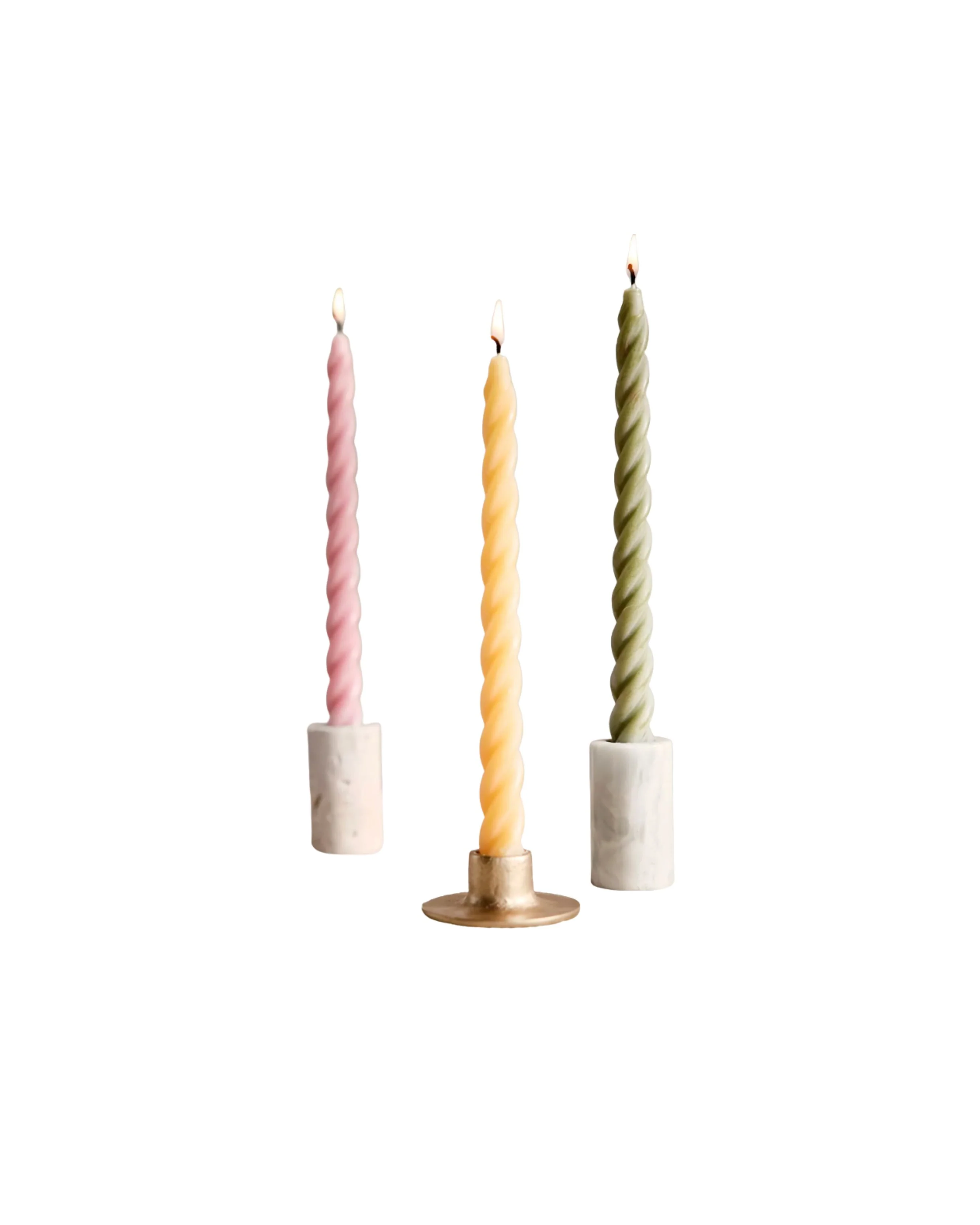 Twisty Taper Candles
